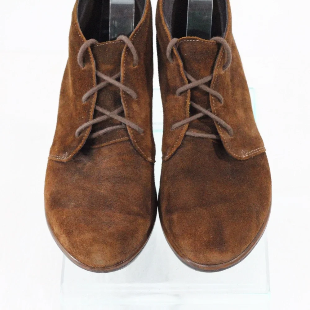 Naot Levanto Brown Boots Women Suede Bootie sz 7